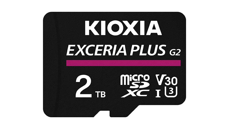 صورة شركة KIOXIA تطلق بطاقة ذاكرة microSDXC بحجم 2 تيرابايت