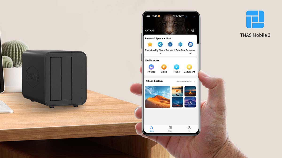 صورة شركة TerraMaster تطلق تطبيق TNAS Mobile 3 الجديد لإدارة NAS بكفاءة