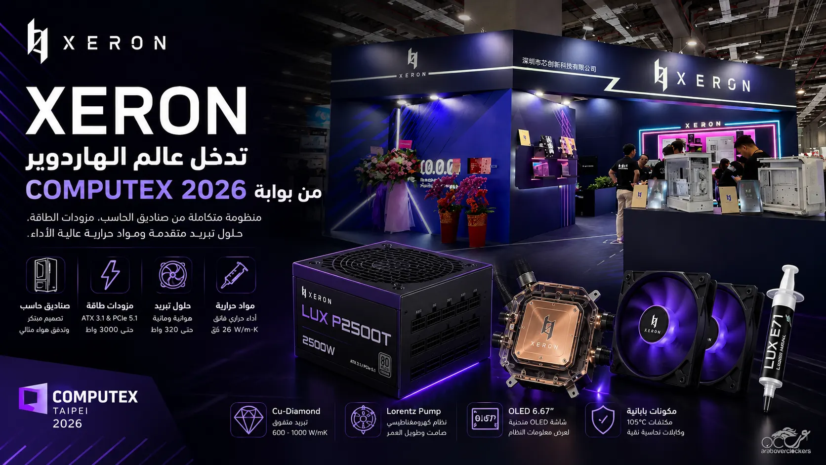 Xeron شركة Xeron تدخل عالم الهاردوير من بوابة COMPUTEX 2026 | عرب اوفركلوكرز
